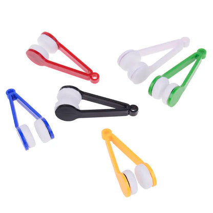 1-5PCS Multifunctional Glasses Cleaner Brush Microfiber Clean Brush Sun Glasses Eyeglass Cleaner Brush Cleaning Spectacles Tool