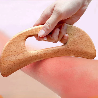 BXA Wooden Scraping Board Massage Gua Sha Tool Slimming Guasha Massage Board Gua Sha Scraper Body Massage Therapy Tool