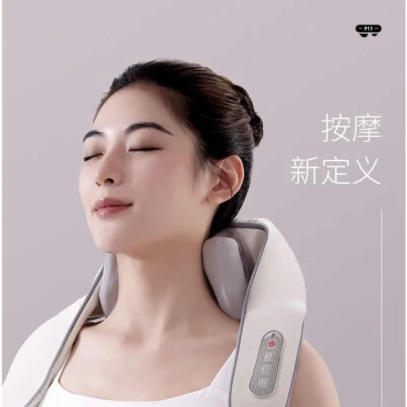 Cervical Massager Kneading Neck Home Massage Shawl Charging Hot Compress Neck Shoulder and Neck Massager