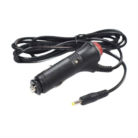 1m 12V15A Cigarette Lighter Male Cable with 306 Button Switch, Thickened High-Power Pure Copper Car Charger Wire