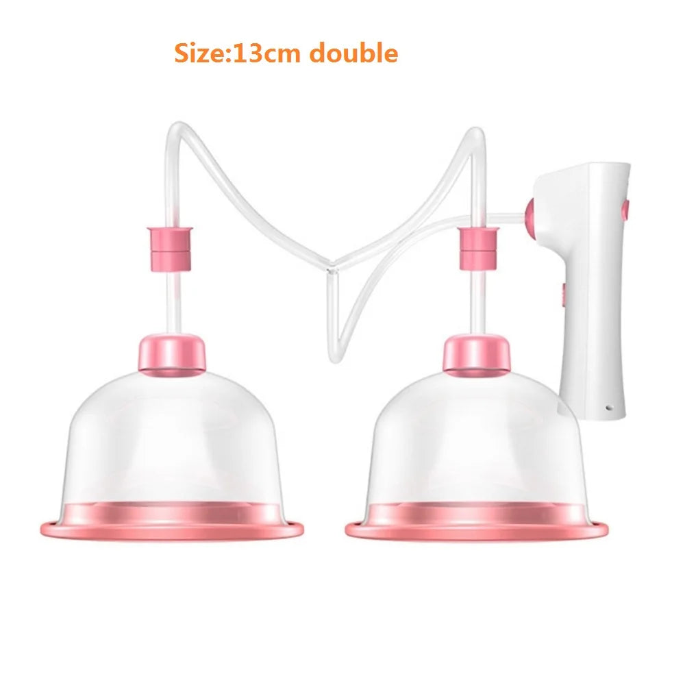 Professional Breast Massage Electromechanical Beauty Breast Enhancement Machine 2 Sizes of Vacuum Breast Pump Design Suction Cup