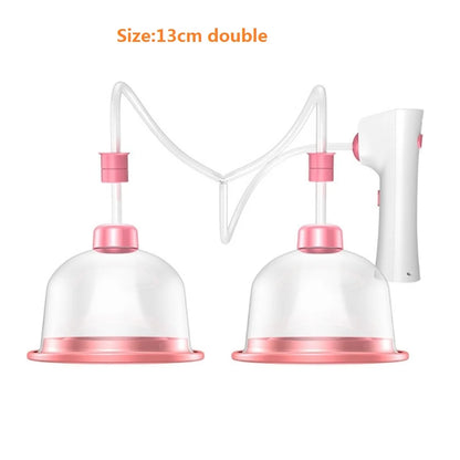 Professional Breast Massage Electromechanical Beauty Breast Enhancement Machine 2 Sizes of Vacuum Breast Pump Design Suction Cup