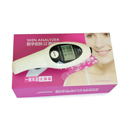 SK-8 Skin Analyzer Digital Dual LCD Display Moisture Oil Content Facial Analyzer Tester Detection Skin Condition Monitor Hydrat