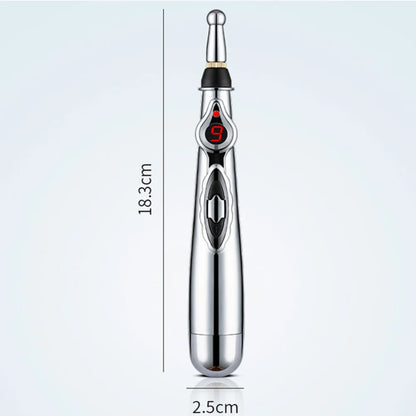 1PCS Electronic Acupuncture Pen Electric Meridian Laser Therapy Healing Massage Pen Meridian Energy Pen Muscle Relaxation Tool