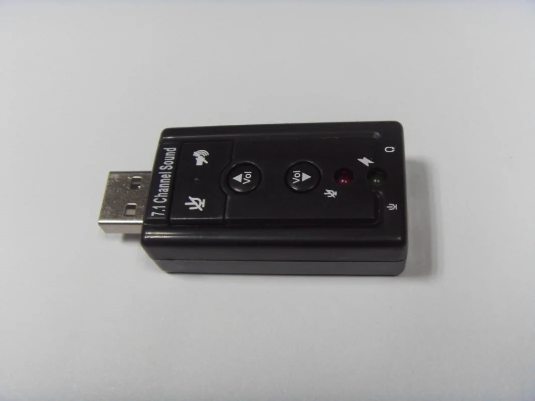 USB 7.1 Channel External Sound Card - Computer Audio Card - Mix and Match Compatible