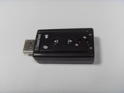 USB 7.1 Channel External Sound Card - Computer Audio Card - Mix and Match Compatible