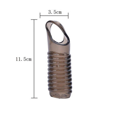 1PCS Penis Sleeve Adult Lock Fine Ring Delayed Ejaculation Stronger Plus Thick Crystal Sleeve Stimulation Sex Toys for Couples