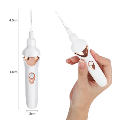 Electric Ear Cleaning Device LED Light Ear Pick Safe Vibration Painless Ear Cleaner To Remove Spiral Digging Wax Personal Care