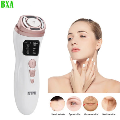 Beauty Massager Portable Mini HIFU Facial Skin Radio Frequency EMS Micro-Current Instrument To Tighten And Lift Face-Lift