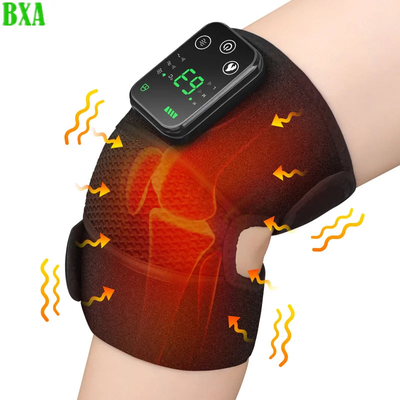 NEW Knee Massager Heating Vibrating Heat Treatment for Knee Shoulder Arthritis Massage Joint Muscle Relax Warm Wrap Knee Support