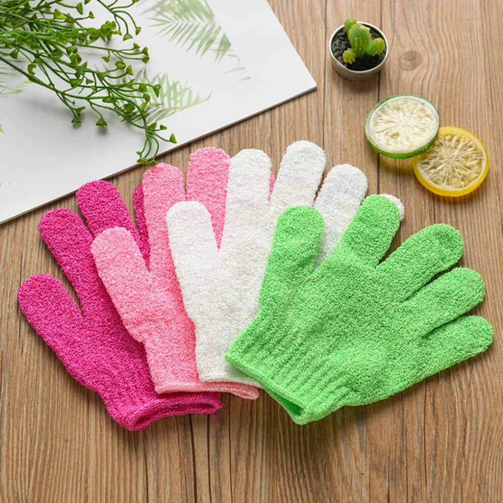 1PCS Exfoliating Gloves Bath Gloves Scrub Gloves Resist Body Massage Sponges Wash Skin Moisturizing SPA Bath Gloves