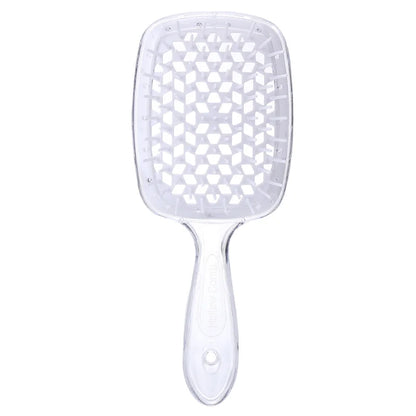 BXA Fluffy Modeling Comb Mesh Comb Hairdressing Hair Smoothing Honeycomb Comb Plastic Massage Comb Dry and Wet Hollow Comb