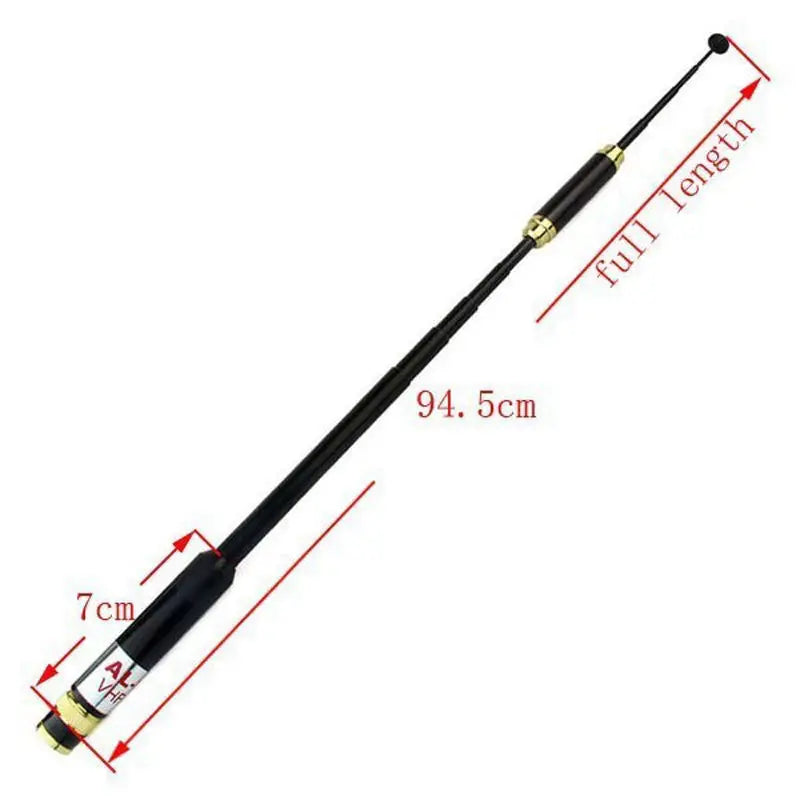 AL-800 SMA Male/SMA Female/BNC High Gain Dual Band Extendable Antenna for Baofeng UV-5R 888s Kenwood Walkie Talkie Accessories