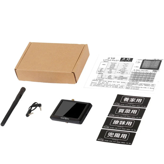 3.5 Inch with DVR Little Pilot Flight Master FPV Monitor 960*240 5.8G Antenna Receiver for DJI Googles Analog Input