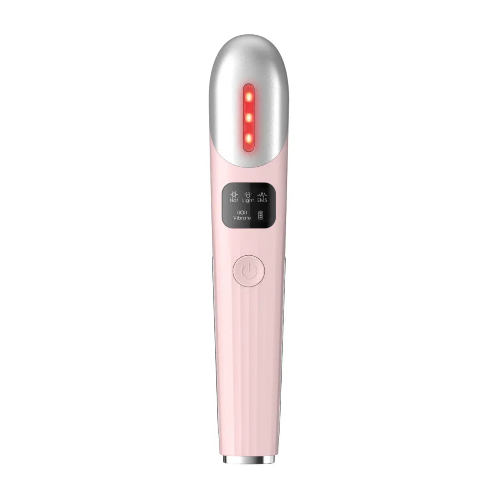 New Eye Vibrator Massager EMS Eye Massager Red Light Therapy Rejuvenates Anti-wrinkle Beauty Anti-aging and Reduces Dark Circles