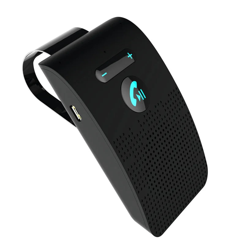 SP09 Car Sun Visor Bluetooth Hands-Free Speakerphone, Dual Connection, Vibration Start, Auto Car Bluetooth Hands-Free Phone Spea