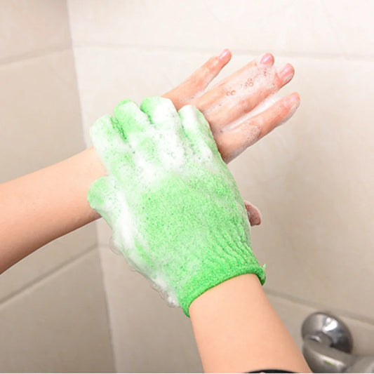 1PCS Exfoliating Gloves Bath Gloves Scrub Gloves Resist Body Massage Sponges Wash Skin Moisturizing SPA Bath Gloves