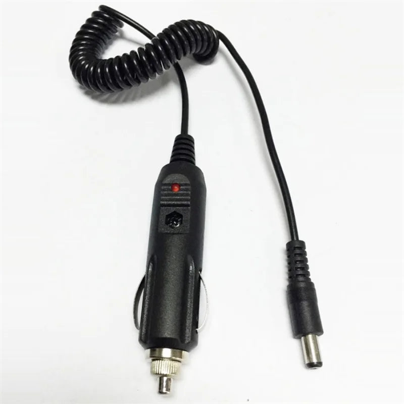 12V Copper Spring Car Charger Cable DC5.5*2.1mm Cigarette Lighter Archline Car Air Purifier Power Cord