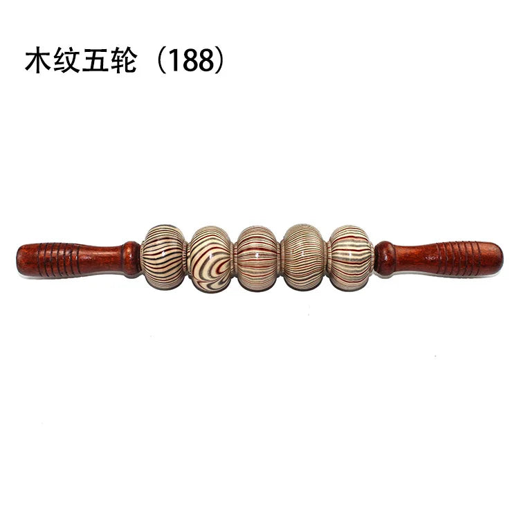 Wooden Full Body Massage Stick Roller Massager tool Reflexology Hand Foot Therapy