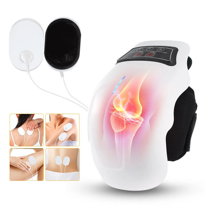 NEW Soft Smart Hot Compress Knee Relaxation Massager Kneecap Infrared Therapy Elbow and Shoulder Massager for Joint Muscle Relax