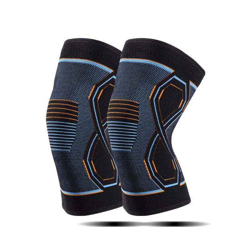 Compression Knee Brace Workout Knee Support for Joint Muscle Relaxation Running Biking Basketball Knitted Knee Sleeve for Adult