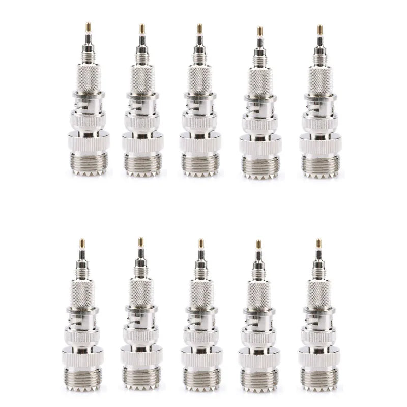 10x Test Adapter Car Radio Antenna BNC Head RF Coaxial Connector Jack Plug for Motorola GP88s GP88 GP328 HT750 Kenwood TK310 ICO