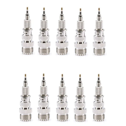 10x Test Adapter Car Radio Antenna BNC Head RF Coaxial Connector Jack Plug for Motorola GP88s GP88 GP328 HT750 Kenwood TK310 ICO