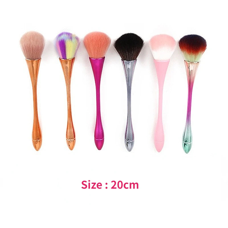 Multicolour Powder Blush Professional Loose powder Brush Make Up Brush Large Cosmetic Face Cont Cosmetic Face Cont Make Up Tools