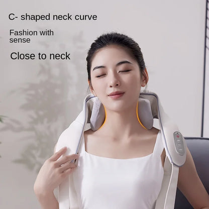 Cervical Trapezius Massager Cross border Brushless Shoulder Hot compress Massage Shawl Home Neck Shoulder and Neck Massager