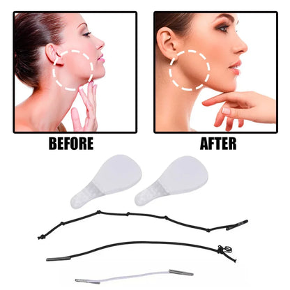 40Pcs/SetV-Shape Face Instant Invisible Face Stickers  Sagging Skin Lift Up Facial Thin Line Wrinkle Fast Chin Adhesive Tape