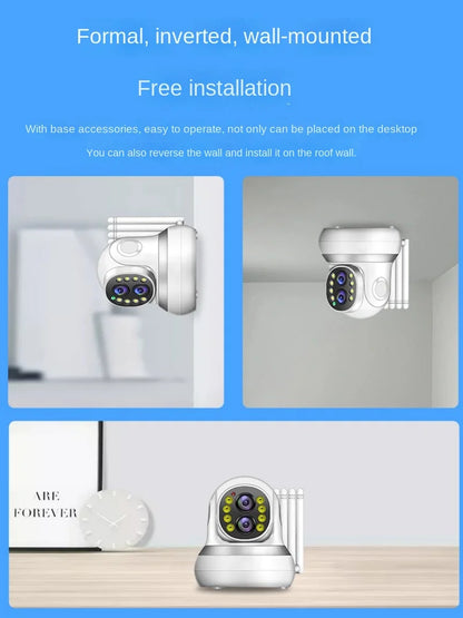 Wireless Wif HD 5G Dual-frequency Network Monitoring Camera Mobile Automatic Tracking Mobile Phone Remote Monitor