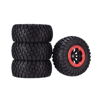 4Pcs AUSTARHOBBY AX-4007 110MM RC Wheel 1:10 Short Course Truck Tires Rubber Tyre for Traxxas Slash Tires HPI Car Parts