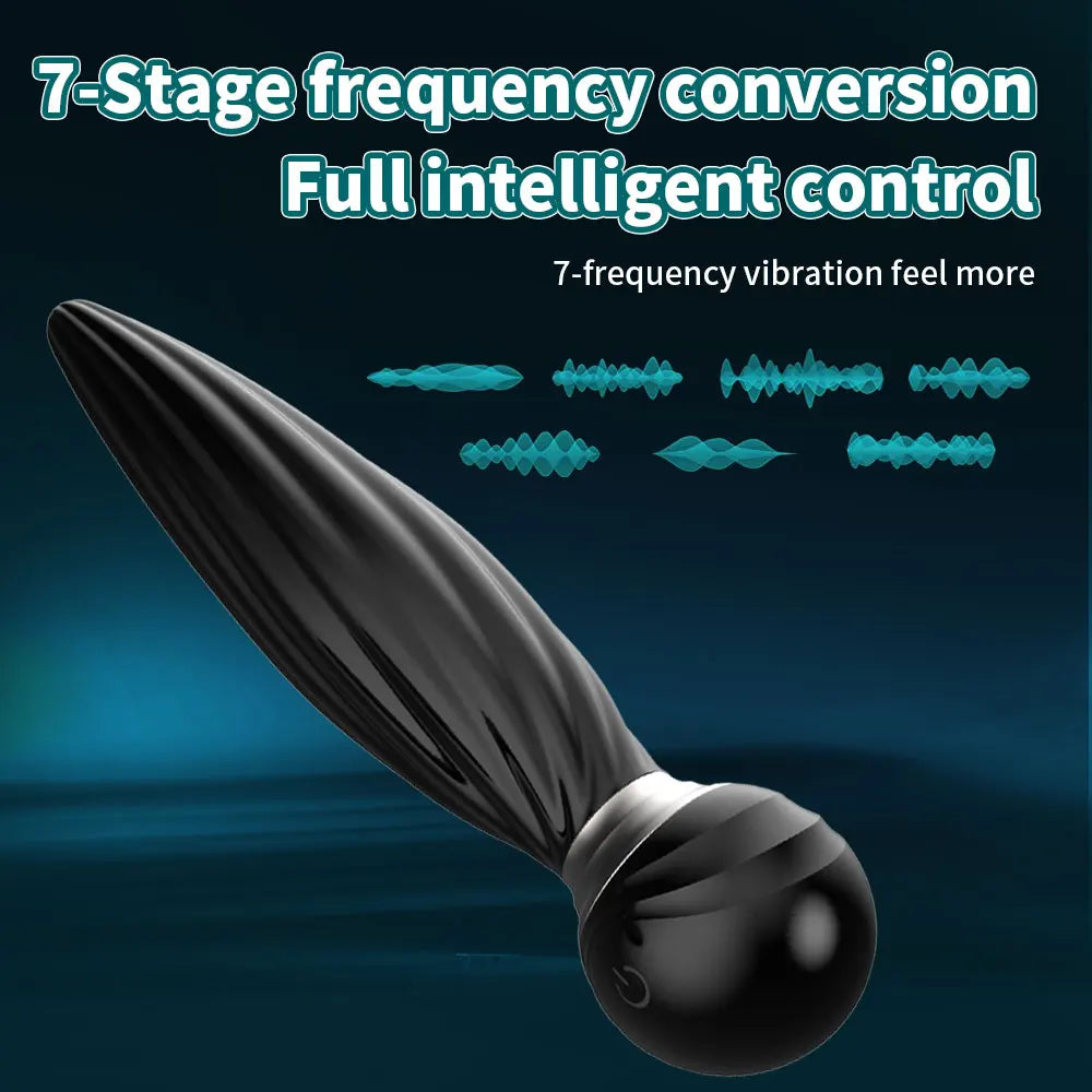 Anal Head Double Movement Masturbator Massage G-spot Butt Plug Stimulation Clitoris Male Anal Vibrator Sex Toy Male Female Adult