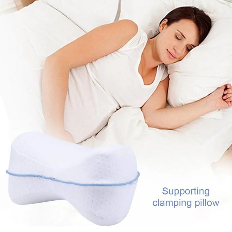 BXA Memory Foam Leg Pillow Back Hip Body Joint Muscle Relax Thigh Leg Orthopedic Sciatica Pad Cushion Home Sleeping Orthopedic