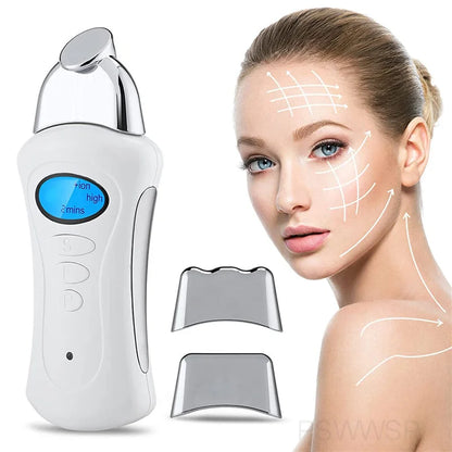 Microcurrent Face Lift Galvanic Current Device Skin Care Handheld Galvanic Spa Nu Electroporator Skin Tightening Facial Machine