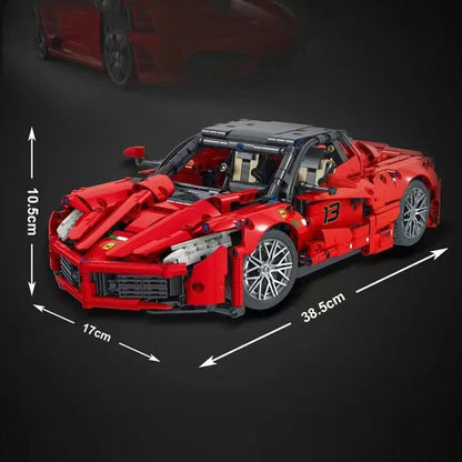 1659PCS Technical Feraari Enzo Sport Car Building Blocks 42143 V8 Engine Vehicle Assemble Bricks Kids Toys Gifts For Boys