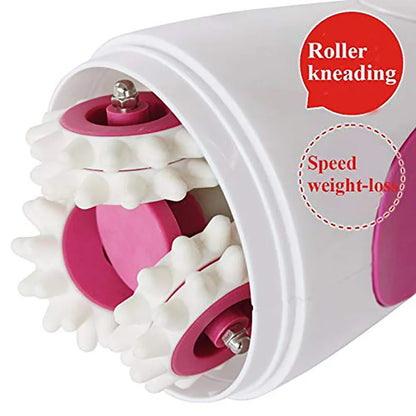 Multifunctional Roller Body Massager for Cellulite Vacuum 3D Mini Muscle Massager Handheld Electric Back Massager for Women