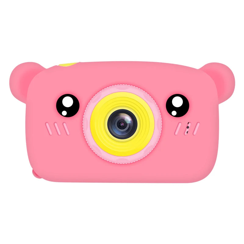 1080P Electronic Digital HD Camera Toys for Kids Cute Mini Pink Blue Video Cameras Children Camera Toys Girls Boys Birthday Gift