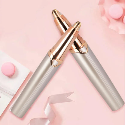 Portable Electric Eyebrow Trimmer Mini Women'S Lipstick Eyebrow Trimmer Usb Rechargeable Electric Eyebrow Trimmer