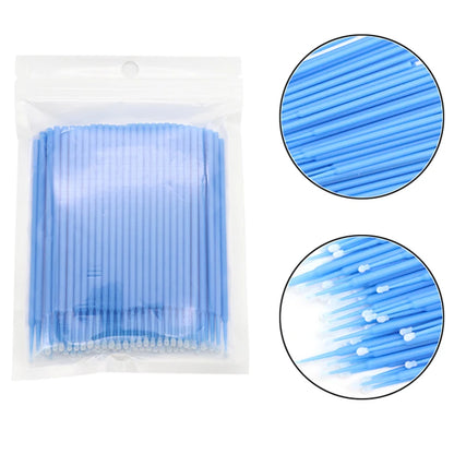 100pcs Individual Applicators Eyelash Mascara Wands Disposable Makeup Brushes Micro brushes Eyelash Extension Make up