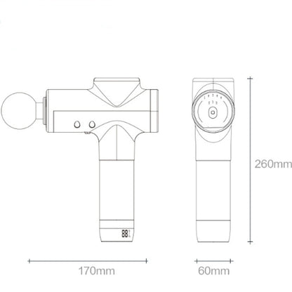 New M2B LCD Display Massage Gun Professional Deep Muscle Massager Muscle Relaxation Body Relaxation Fascial Gun Fitness