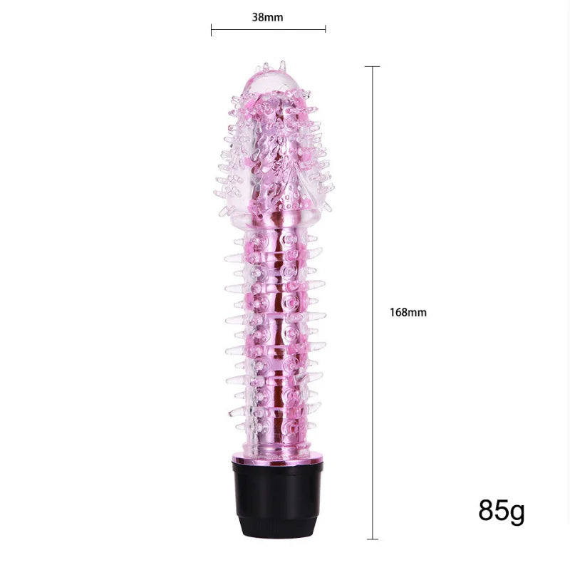 1PCS Vibration Mace with Removable Goad Wolf Tooth Sleeve Dildos Clitoris Stimulator G-Spot Masturbator Sex Toy for Women