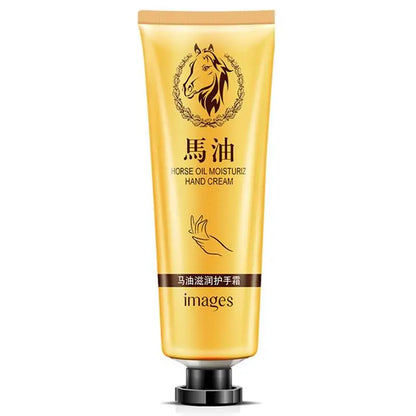 1pc 30g Moisturizing Horse Oil Hand Cream Preventing Dryness Hand Care Hydrating Cream Anti-Cracking Nourishing Hand Cream