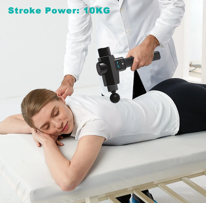 High-Power Massage Gun Muscle Relaxation Gun 3stage Folding Hot Compress Ems Rehabilitation Physiotherap Fascia Gun