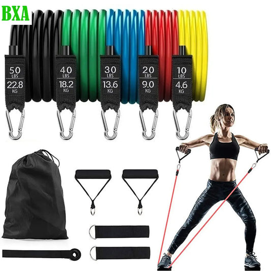 150 lb Yoga Resistance Bands Fitness Yoga Pull Rope Rubber Expander Elastic Band Fitness Rubber Home Gym Workout Equipment