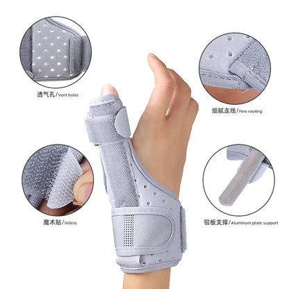 1PCS Thumb Finger Fixation Strap Fixed Belt Wrist Sprain Strap Hand Joint Rehabilitation Compression Exercise Practice Guard