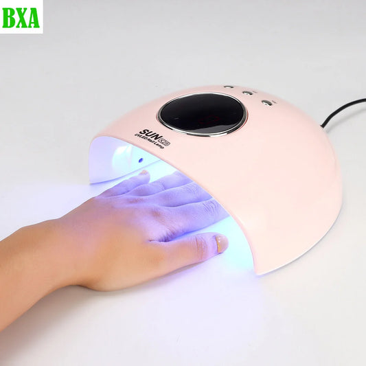 New 120W UV 12 LED Beads Nail Lamp For Manicure Polish Glue Lamp Gels Nail Dryer Curing Light Timing Phototherapy Machine