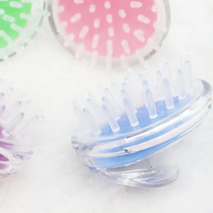 Silicone Brush Shampooer Stop Itch Washing Hair Brush Head Health Massage Comb Washing Hair Artifact Bath Comb for Adult Baby