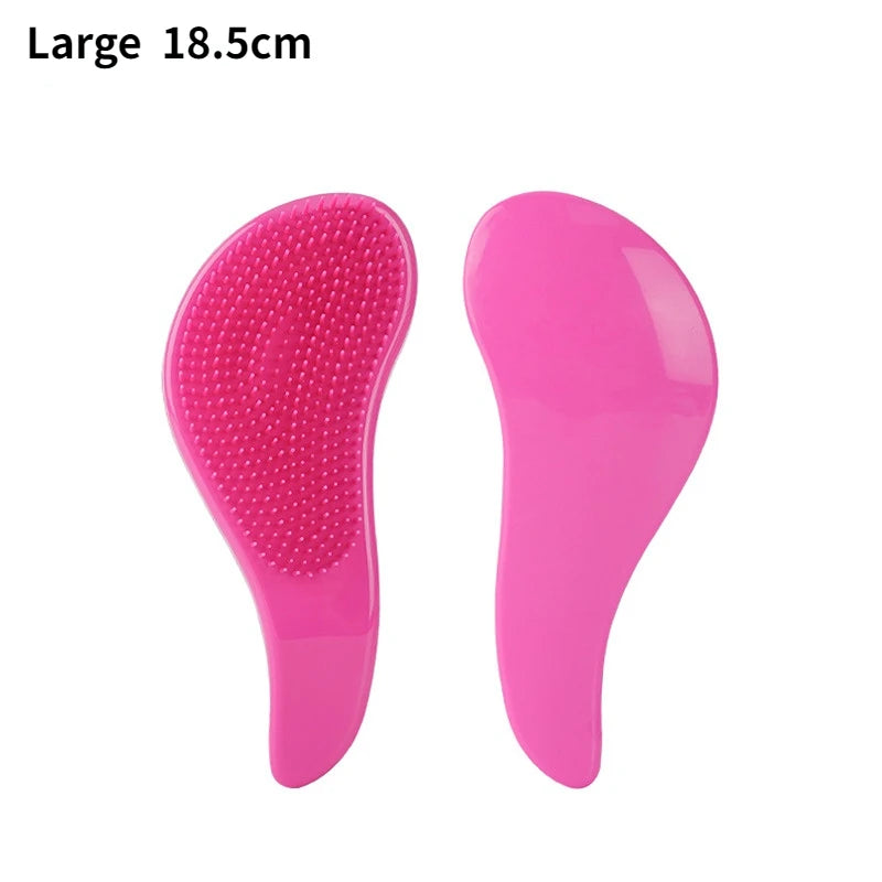 1pc Handle Hair Comb Portable Anti Static Massage Hair Brush Detangle Shower Massage Hairbrush Combs Salon Hair Styling Tools