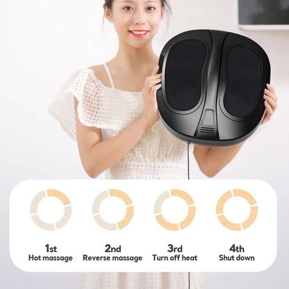 NEW Fully Automatic Foot Massager Vibrating Home Deep Tissue Kneading Shiatsu Therapy Leg Sole Massager